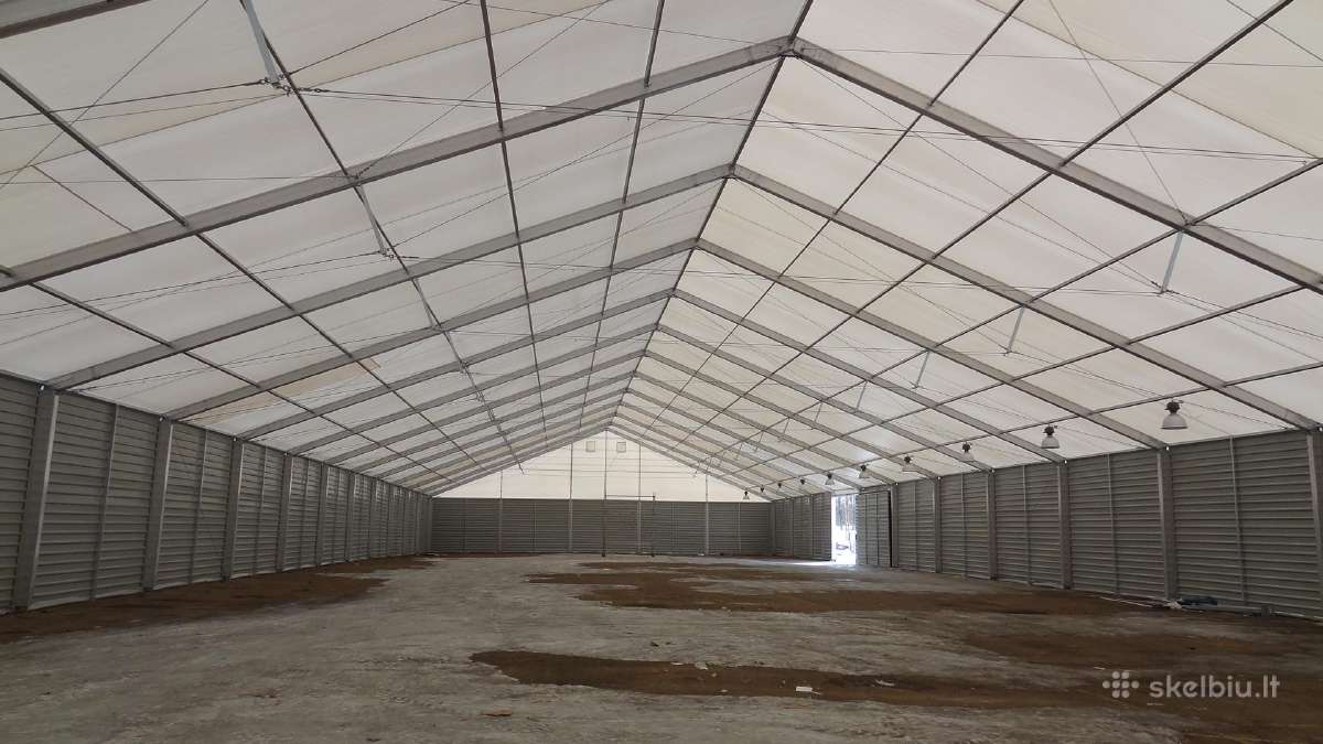 Parduodamas surenkamas tentinis angaras 25x55x4m - nuotraukos Nr. 2