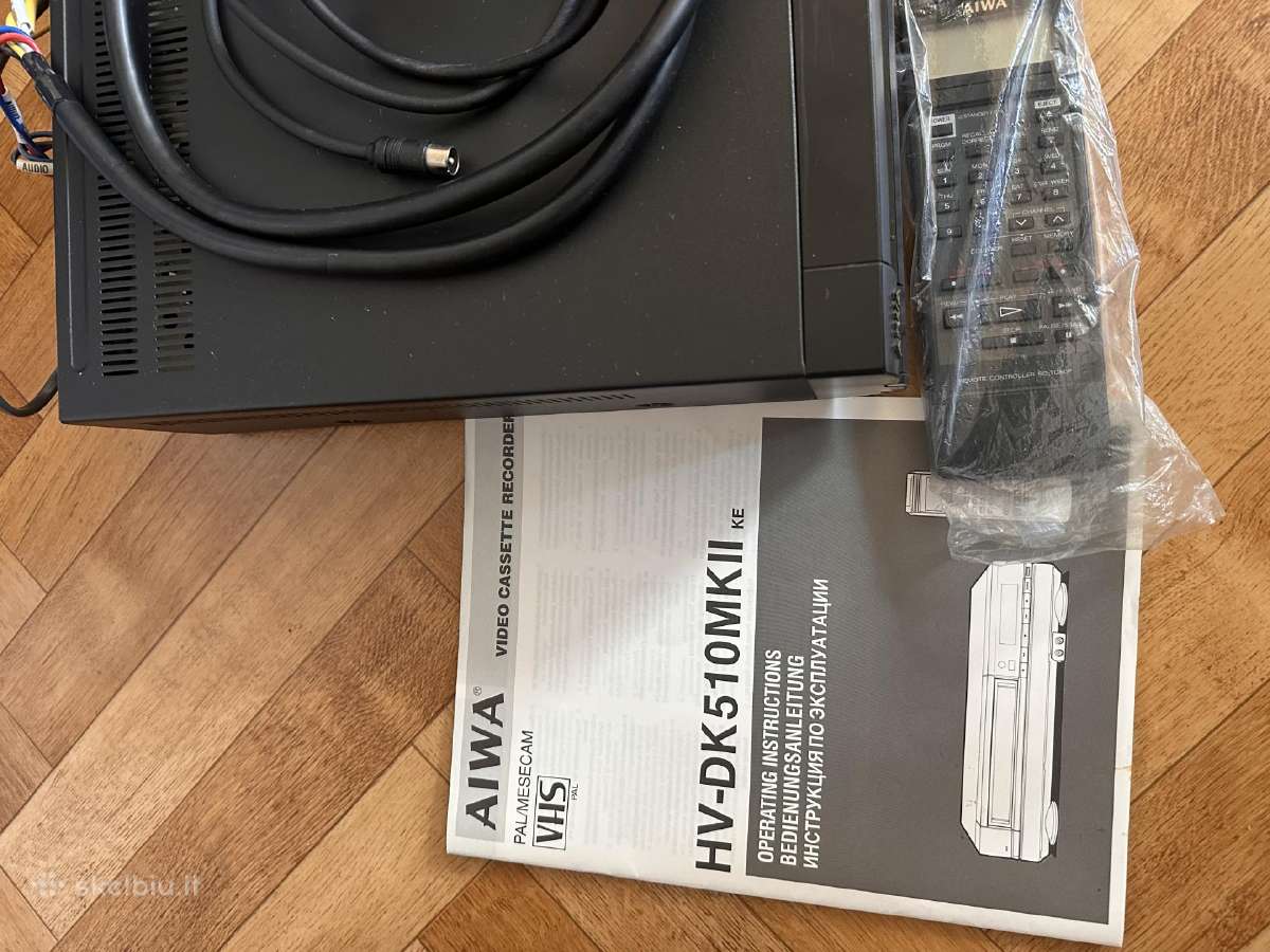Aiwa Hv-dk510mkii Ke Vhs su pulteliu, veikiantis - nuotraukos Nr. 4