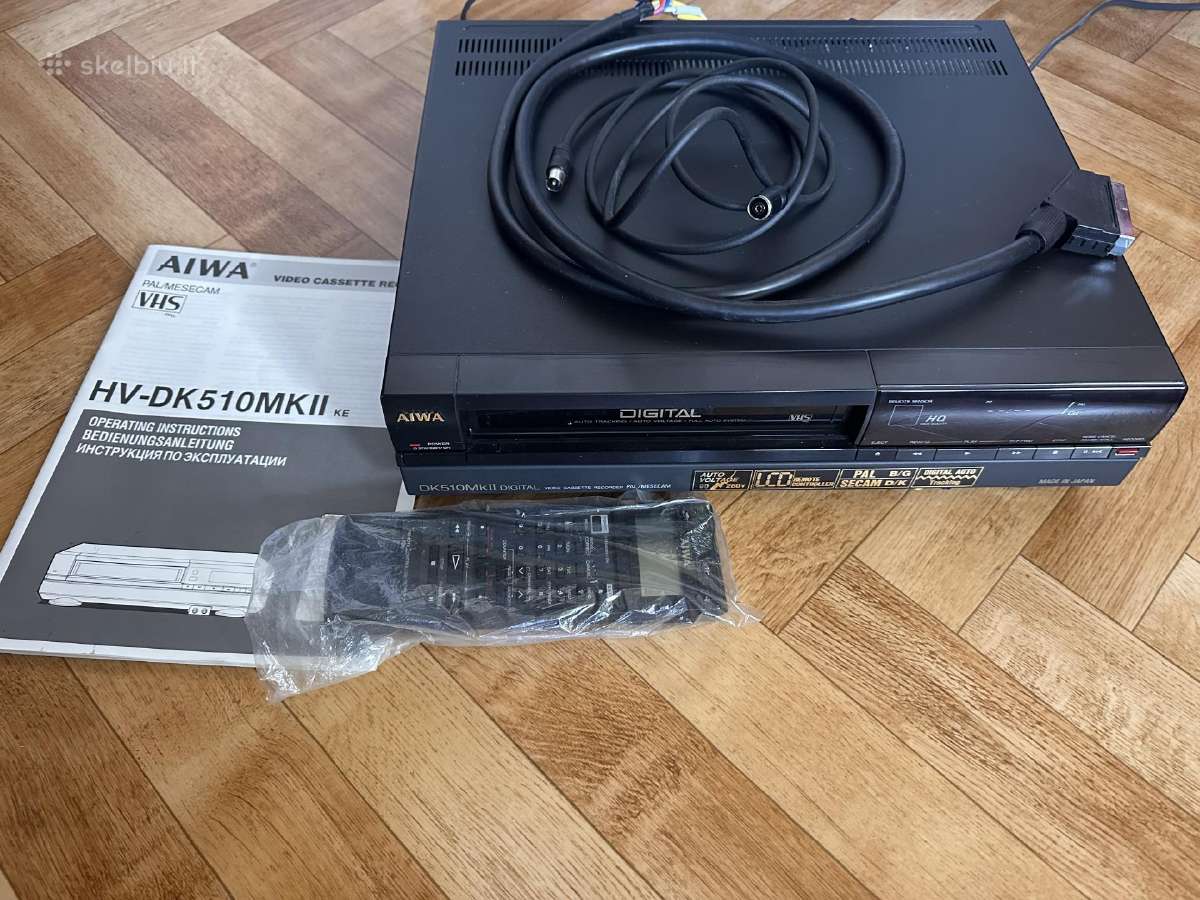 Aiwa Hv-dk510mkii Ke Vhs su pulteliu, veikiantis - nuotraukos Nr. 5