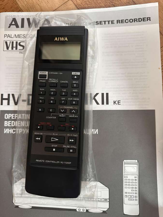 Aiwa Hv-dk510mkii Ke Vhs su pulteliu, veikiantis - nuotraukos Nr. 12