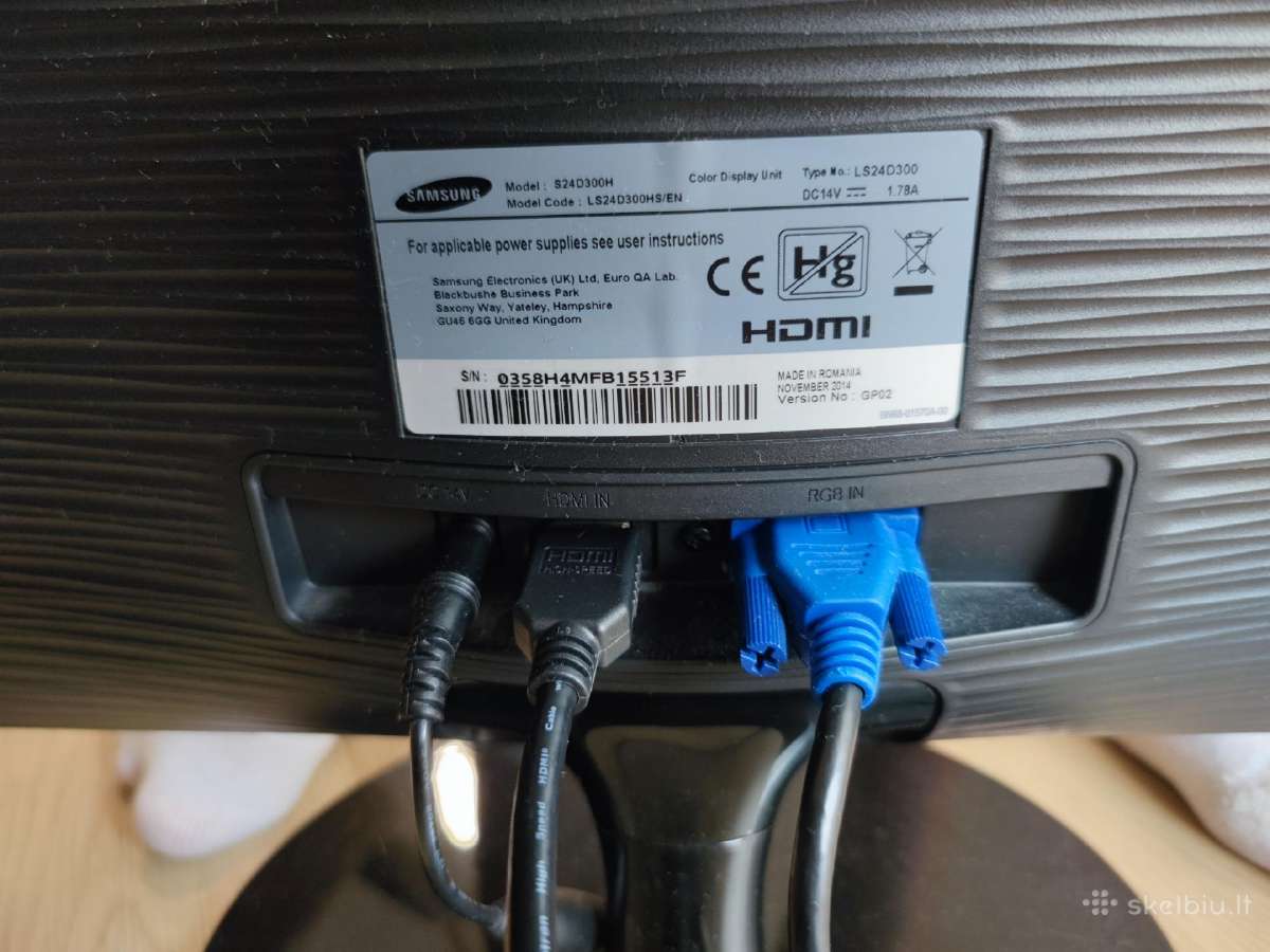 Parduodu tvarkingą Samsung 24 colių monitorių - nuotraukos Nr. 3