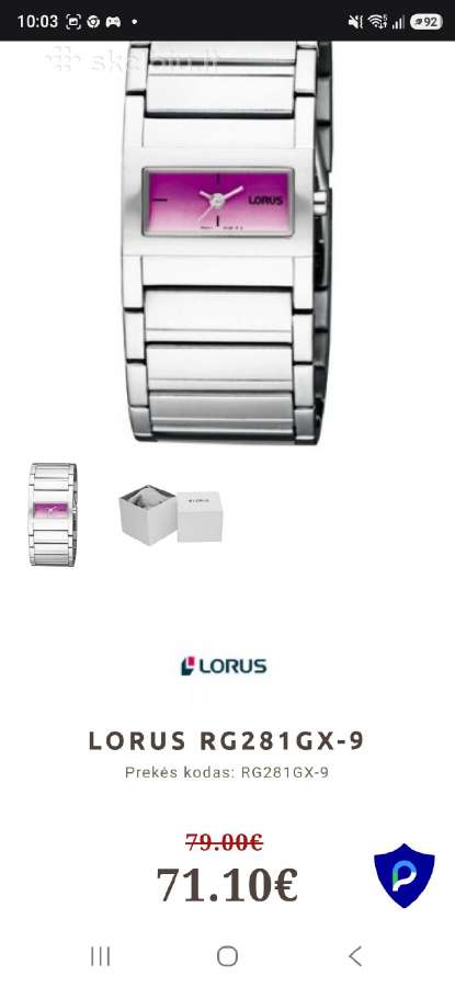 Lorus laikrodis - nuotraukos Nr. 6