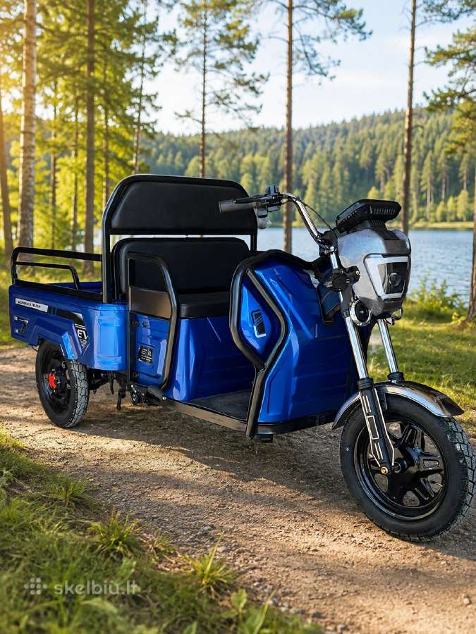 Elektrinis krovininis triratis motoroleris SL-11 - nuotraukos Nr. 3