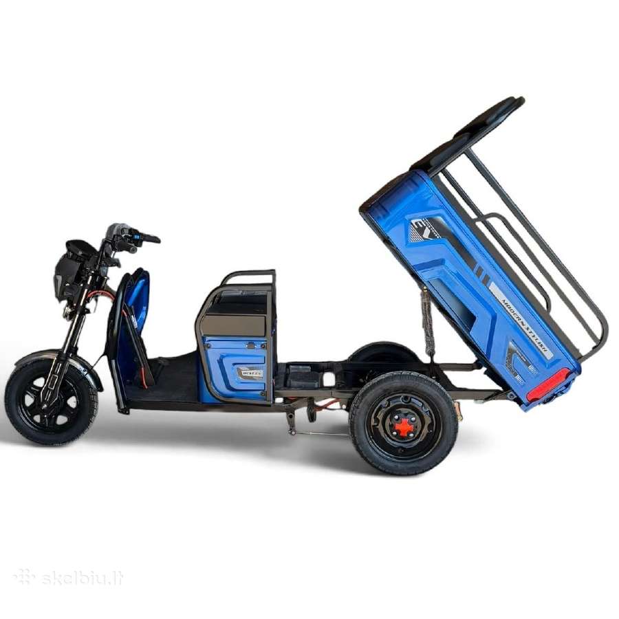 Elektrinis krovininis triratis motoroleris SL-11 - nuotraukos Nr. 5