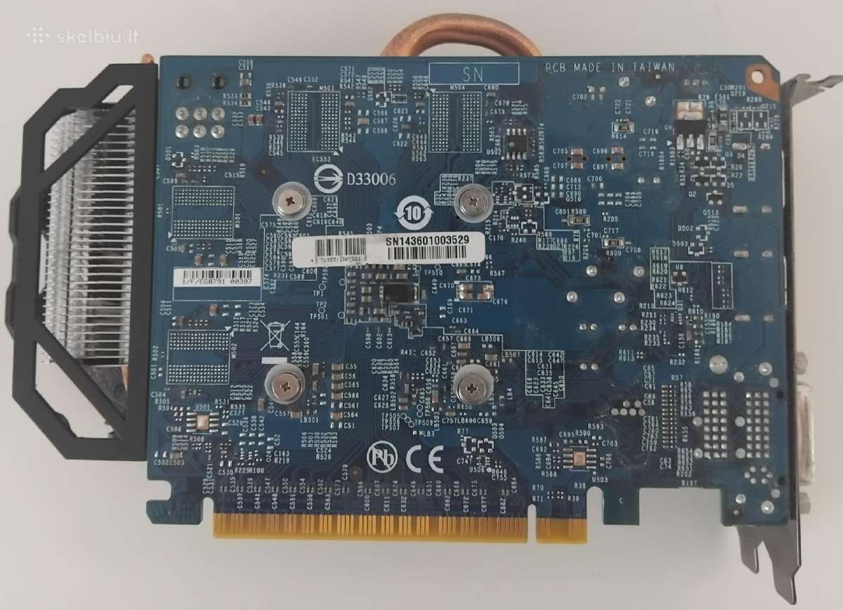 Veikianti Gtx 750 Ti Grafinė kortelė - nuotraukos Nr. 3