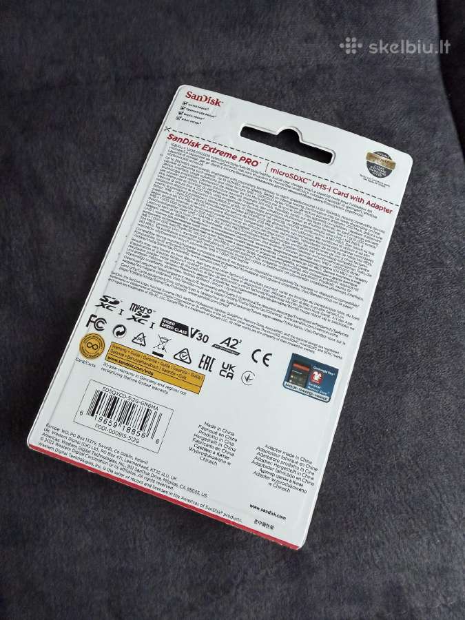 Sandisk Extreme Pro 512gb - nuotraukos Nr. 2