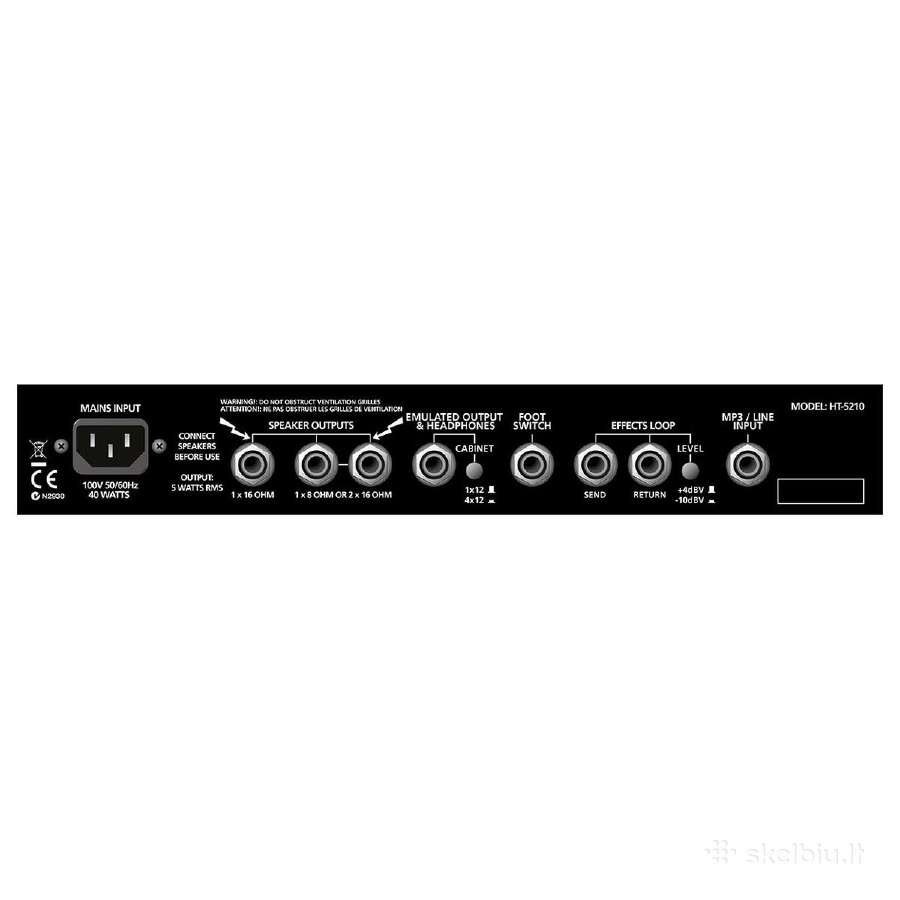 Gitarinis lempinis kubas Blackstar Ht-5210 2x10" - nuotraukos Nr. 4