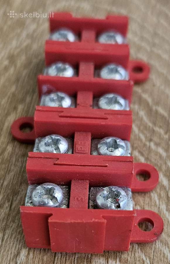 Laidų sujungimo terminalas 5 jungtys 1,5-4mm 308v - nuotraukos Nr. 3