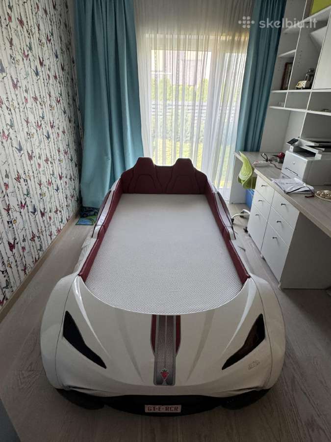 Gte automobilio lova su čiužiniu ir LED - nuotraukos Nr. 3
