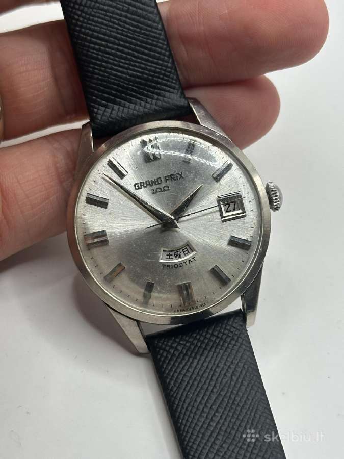 Vintažinis Orient Grand Prix Triostat 100 jewels - nuotraukos Nr. 3