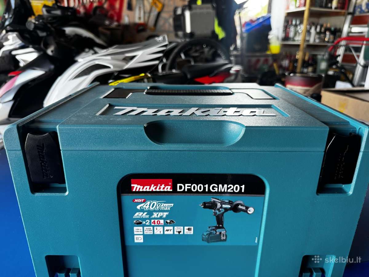 Akumuliatorinis gręžtuvas Makita Df001gm201 40v ! - nuotraukos Nr. 6