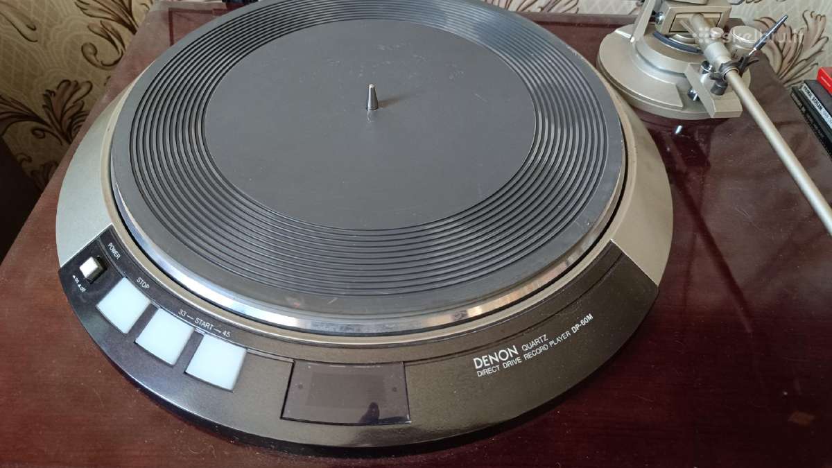 Plokštelių grotuvas Denon Dp-60m - nuotraukos Nr. 3