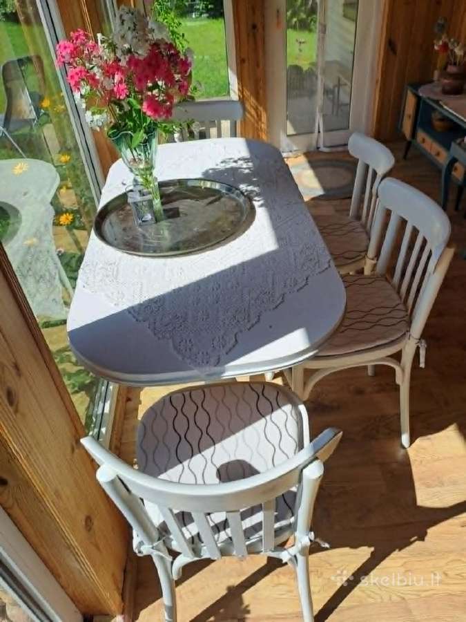Lova, spinta, komoda, lauko baldai, kėdės, stalas - nuotraukos Nr. 6