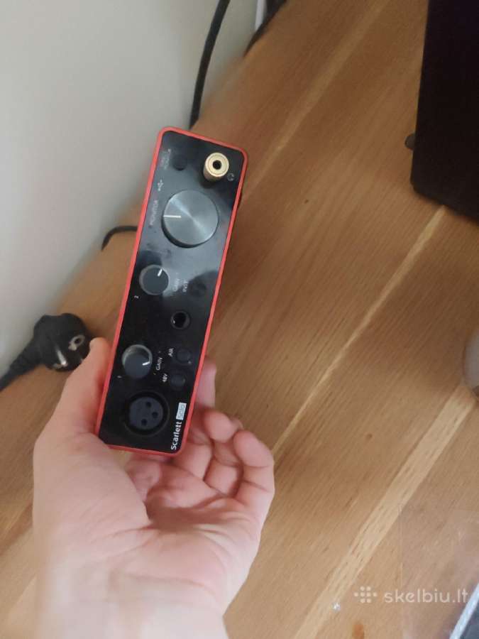 Scarlett Solo Gen 3 Xlr audio interface - nuotraukos Nr. 2