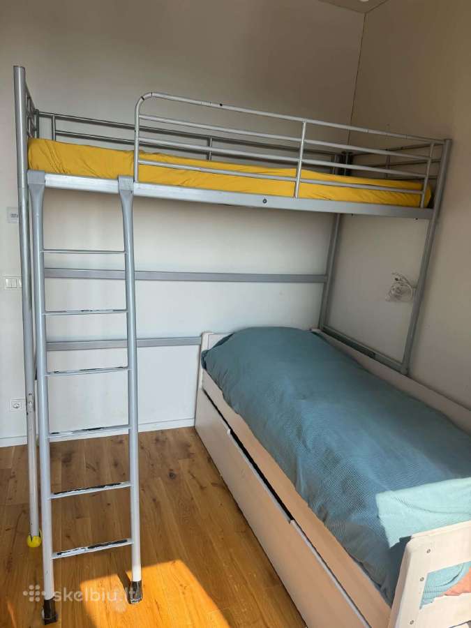 Ikea Tromso metalinė loftinė lova be čiužinio - nuotraukos Nr. 3