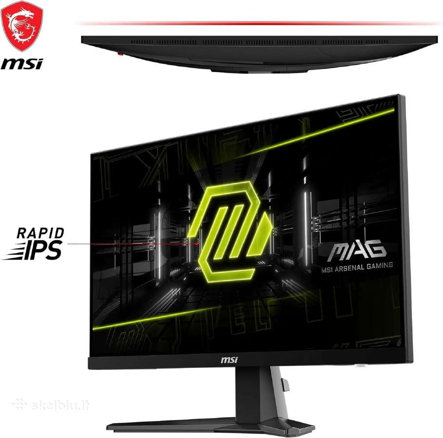 Msi Mag 256f 24.5" 180hz Rapid Ips Gaming - nuotraukos Nr. 2
