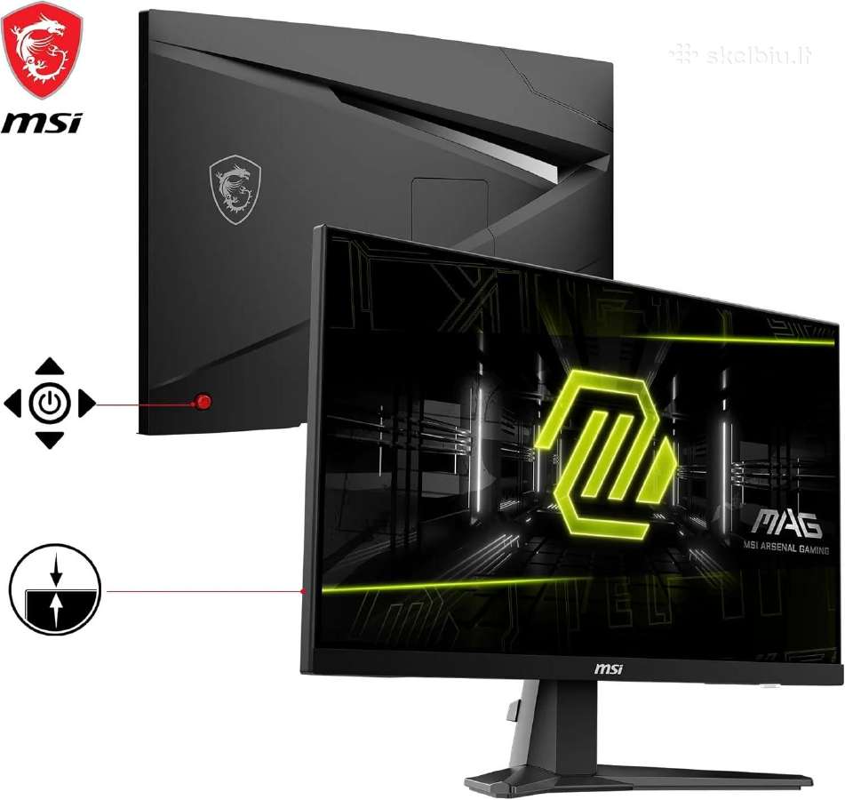 Msi Mag 256f 24.5" 180hz Rapid Ips Gaming - nuotraukos Nr. 4
