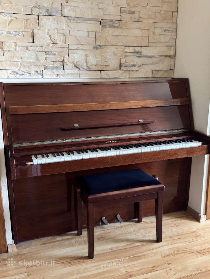 Pianinas „rīga“ kartu su reguliuojamu kėde - nuotraukos Nr. 4