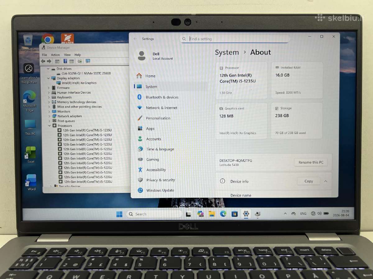 Dell latitude 5430 - nuotraukos Nr. 2