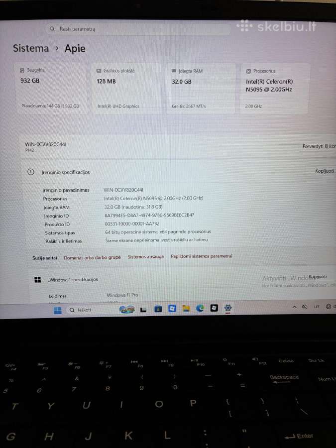Leno firmos laptopas - nuotraukos Nr. 7
