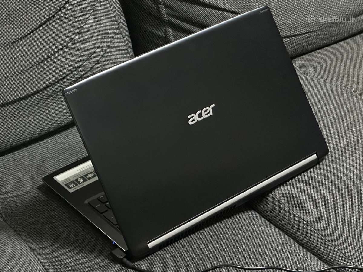 Parduodu Acer Aspire 7 su I5, 12gb, Gtx 1050 4gb - nuotraukos Nr. 6