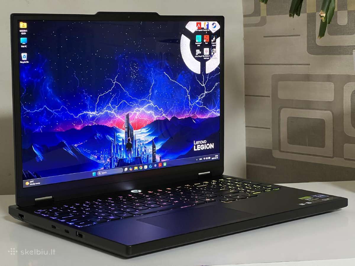 Parduodamas Legion 5 Oled su Rtx 5060, I7-13hx. - nuotraukos Nr. 2