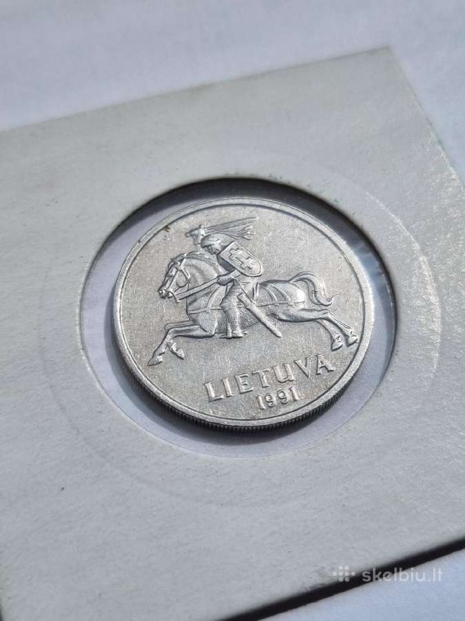 5 Litai 1991m - nuotraukos Nr. 2