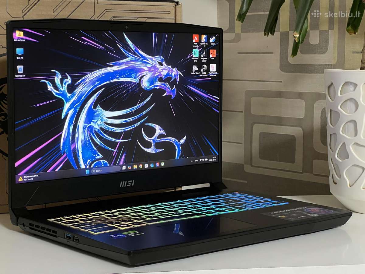Parduodamas Msi Katana su Rtx 4070, I7-13k, 1tb. - nuotraukos Nr. 2