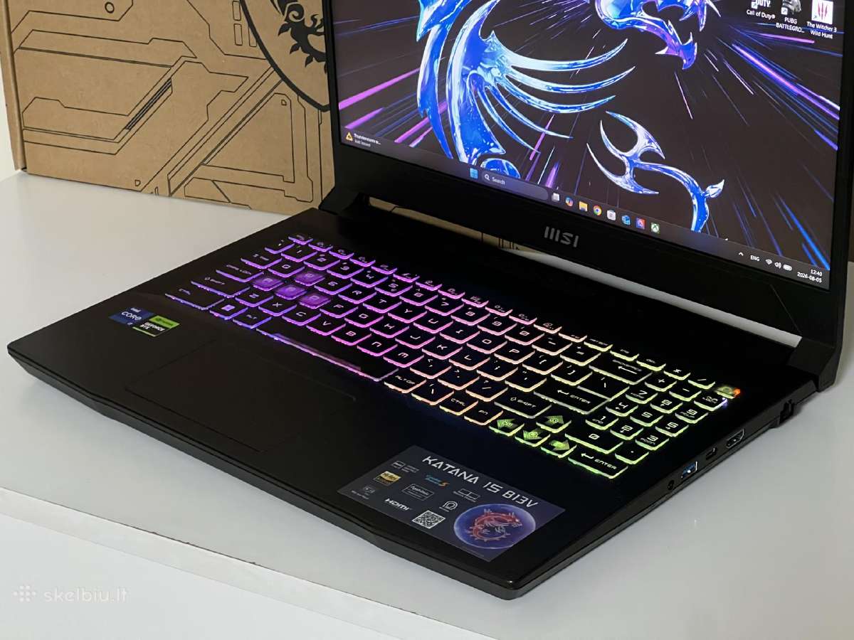 Parduodamas Msi Katana su Rtx 4070, I7-13k, 1tb. - nuotraukos Nr. 4