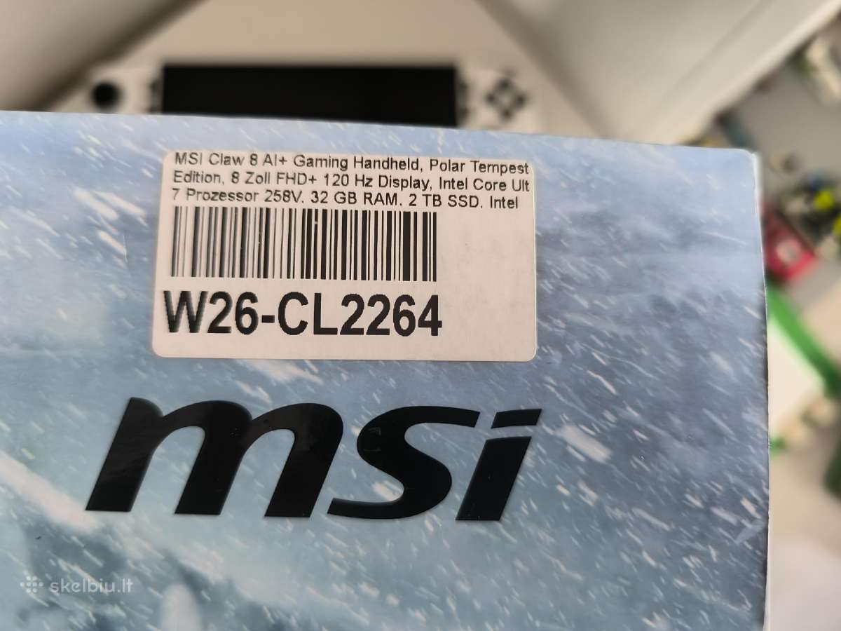 Msi Claw A8 Ai+ A2vm 32gb 2tb - nuotraukos Nr. 11