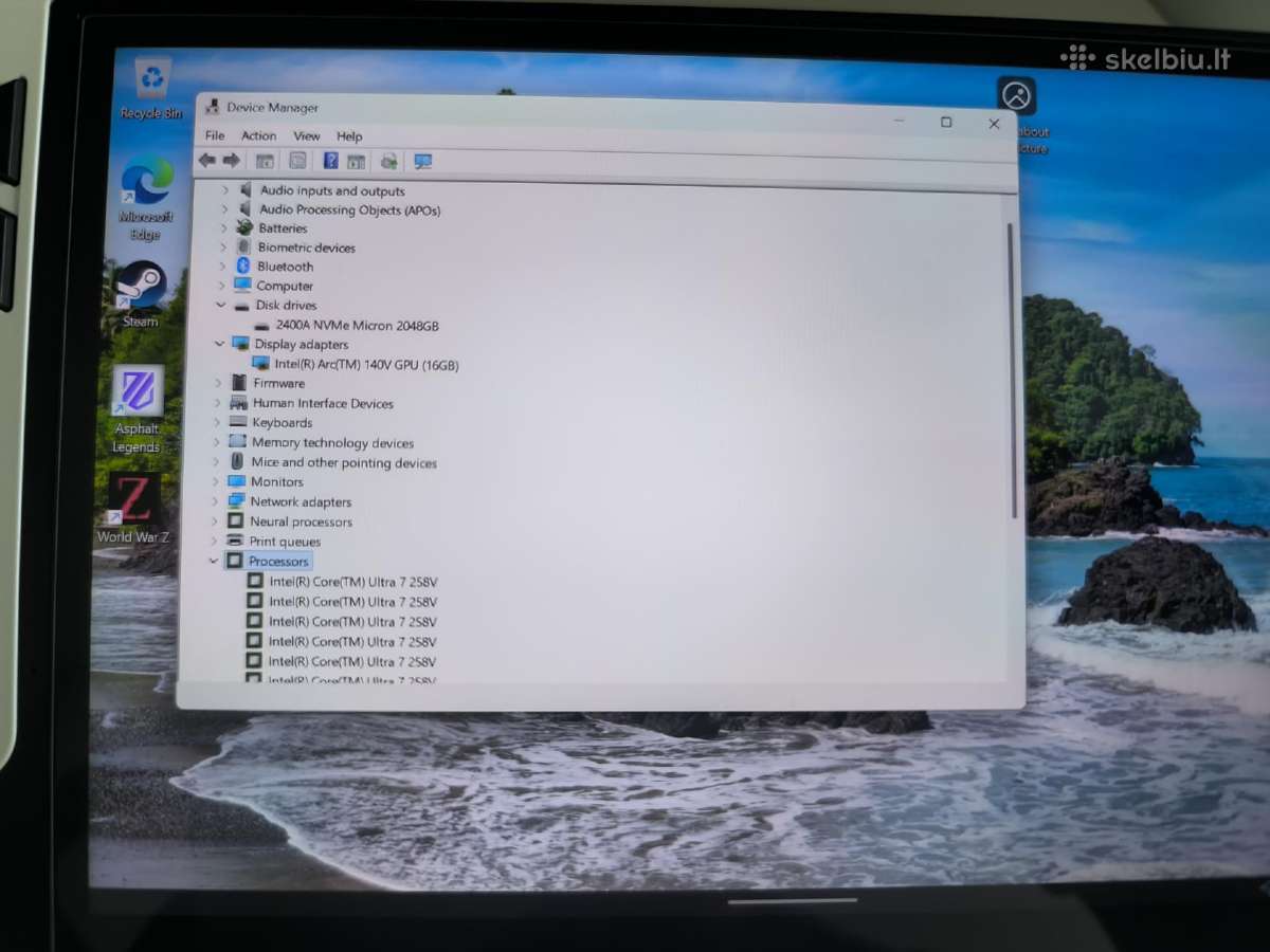 Msi Claw A8 Ai+ A2vm 32gb 2tb - nuotraukos Nr. 10
