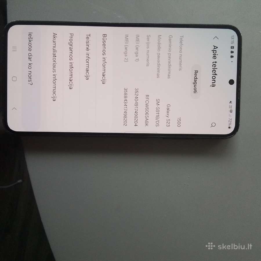 Samsung S23 - nuotraukos Nr. 2