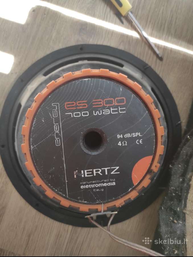 Hertz Es300 žemų dažnių garsiakalbis - nuotraukos Nr. 6