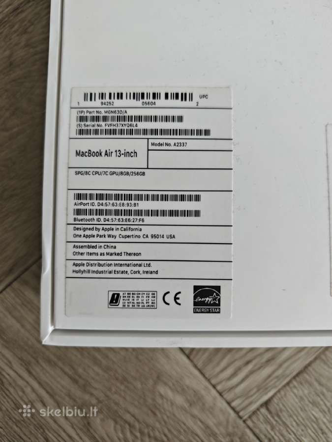 MacBook Air (m1,2020) - nuotraukos Nr. 9