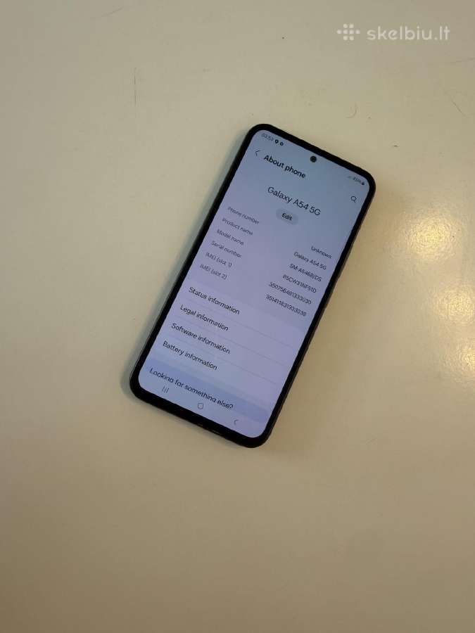Samsung a54 5G 128gb black - nuotraukos Nr. 2
