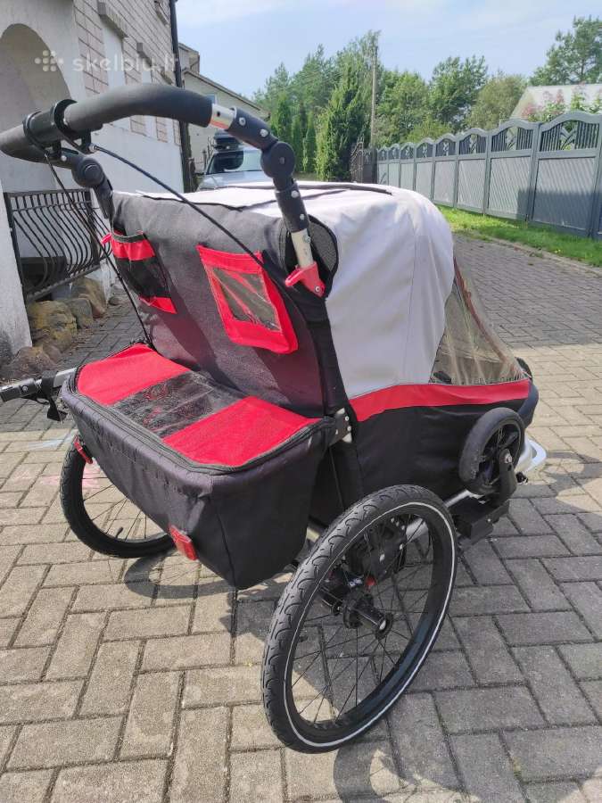 Dviračio priekaba dviems vaikams - nuotraukos Nr. 6