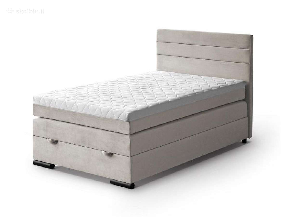 Lova „Tedi" 120cm su patalynės dėže ir čiužiniu - nuotraukos Nr. 14