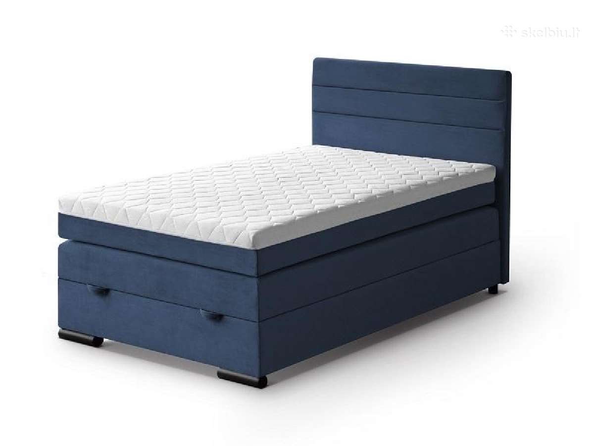 Lova „Tedi" 120cm su patalynės dėže ir čiužiniu - nuotraukos Nr. 16