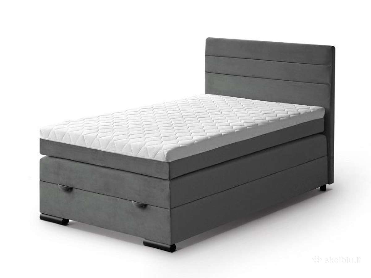 Lova „Tedi" 120cm su patalynės dėže ir čiužiniu - nuotraukos Nr. 19