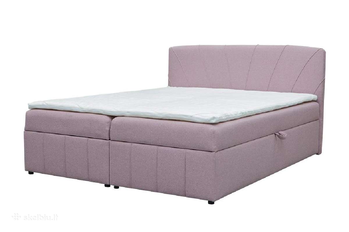 Lova "Kairo" 140cm su čiužiniu ir dėže patalynei - nuotraukos Nr. 18