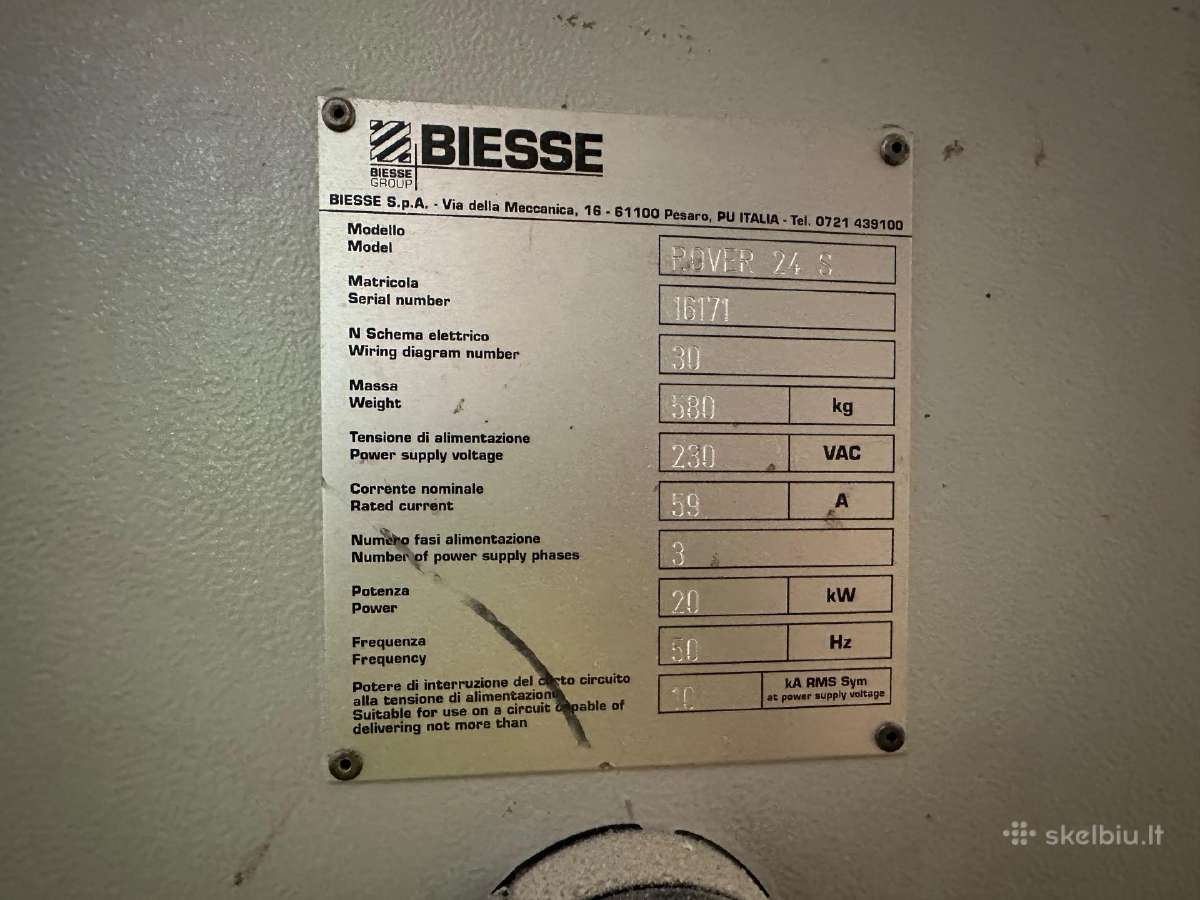 Biesse Rover 24 S CNC apdirbimo centras - nuotraukos Nr. 7