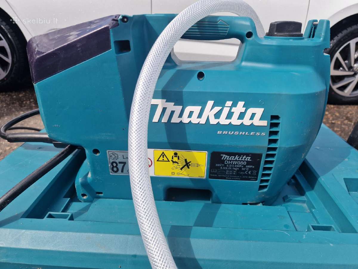Makita akumuliatorinė aukšto slėgio plovykla - nuotraukos Nr. 3