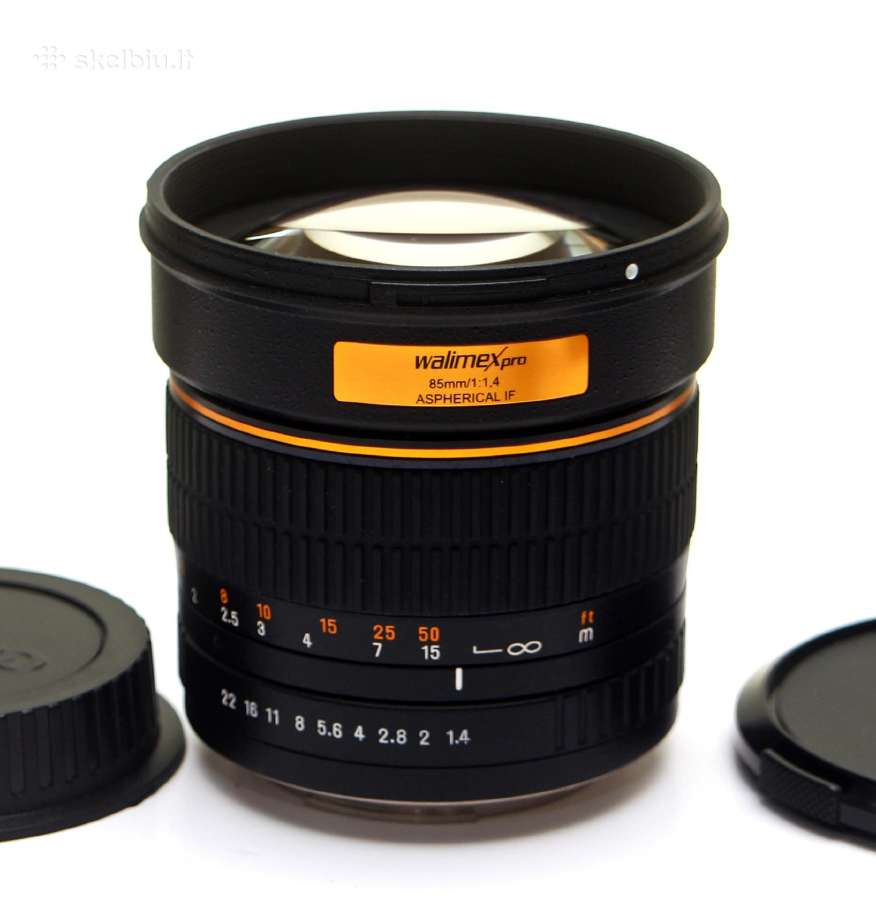 Walimexpro 85mm/1:1,4 Aspherical If,for Canon Ef - nuotraukos Nr. 3