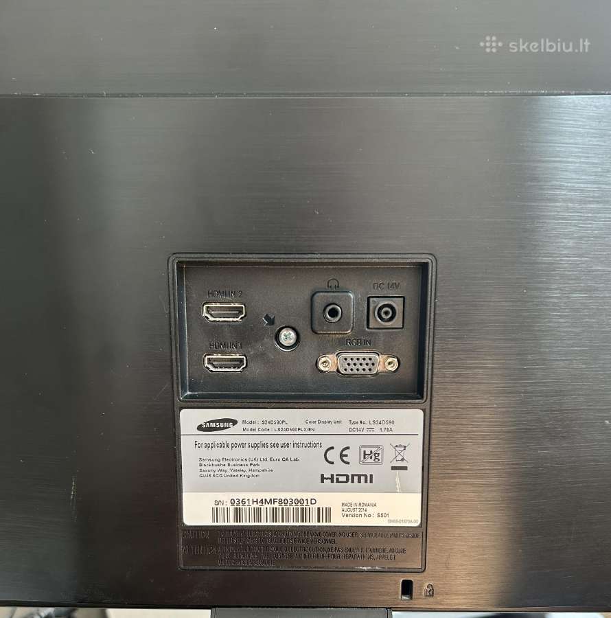 Monitorius 24 colių Samsung S24d590pl - nuotraukos Nr. 5