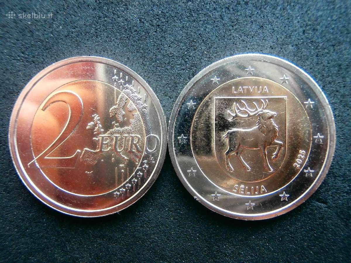Latvijos Euro monetos - nuotraukos Nr. 6