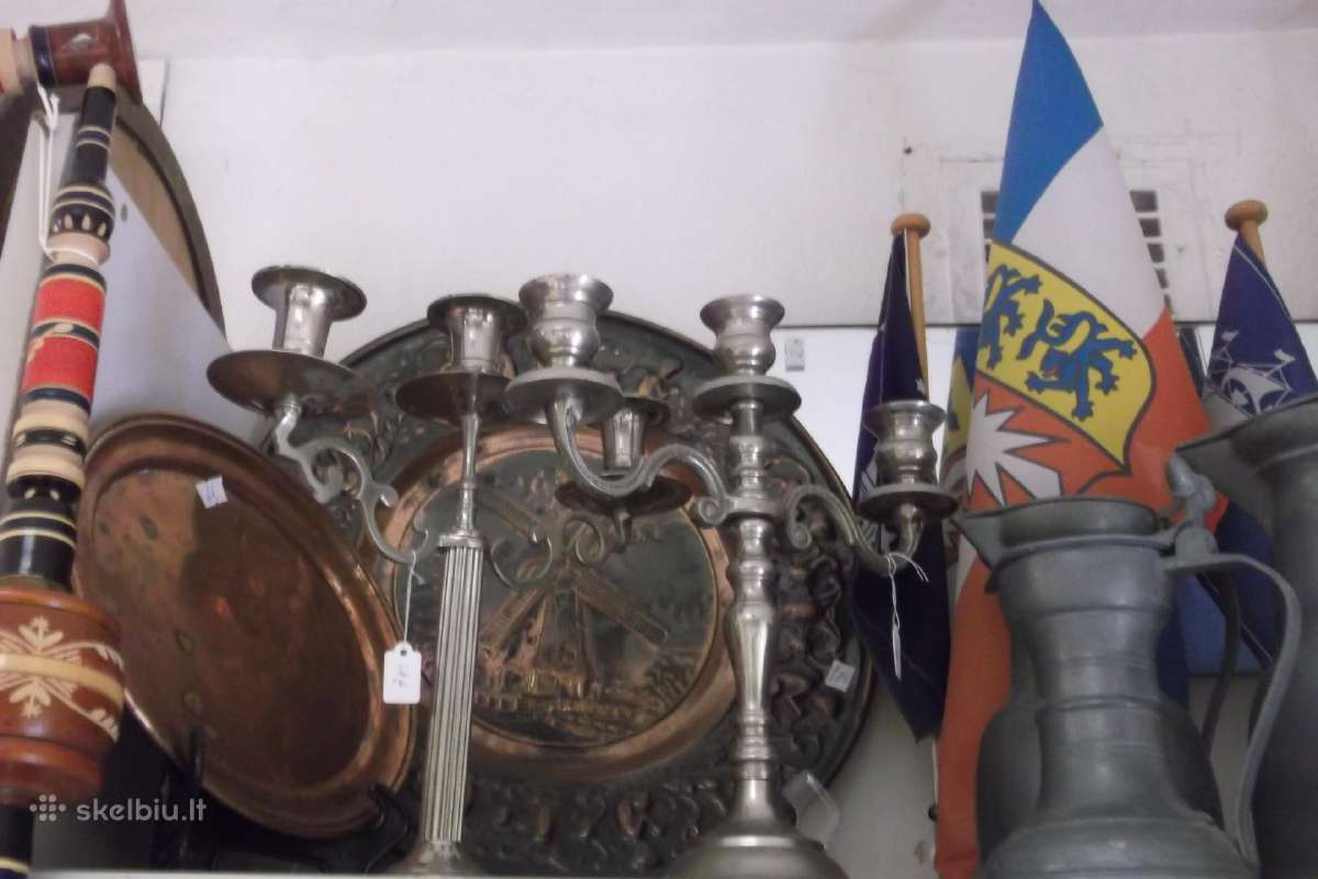 Porcelianinė ir metalo žvakidės - nuotraukos Nr. 6