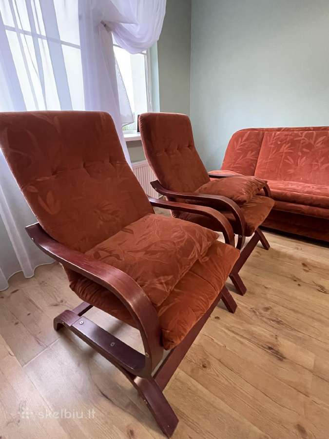 Sofa-lova ir du krėslai - nuotraukos Nr. 3