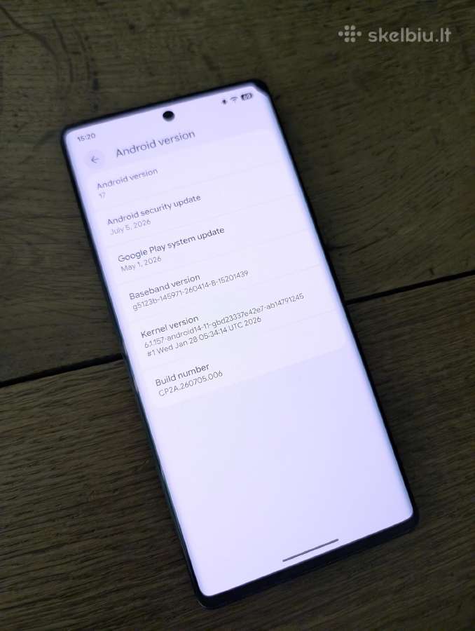 Google Pixel 6 Pro 12/128 GB Stormy Black - nuotraukos Nr. 4