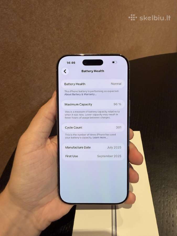 Apple iPhone Air Sky Blue 256gb - nuotraukos Nr. 8