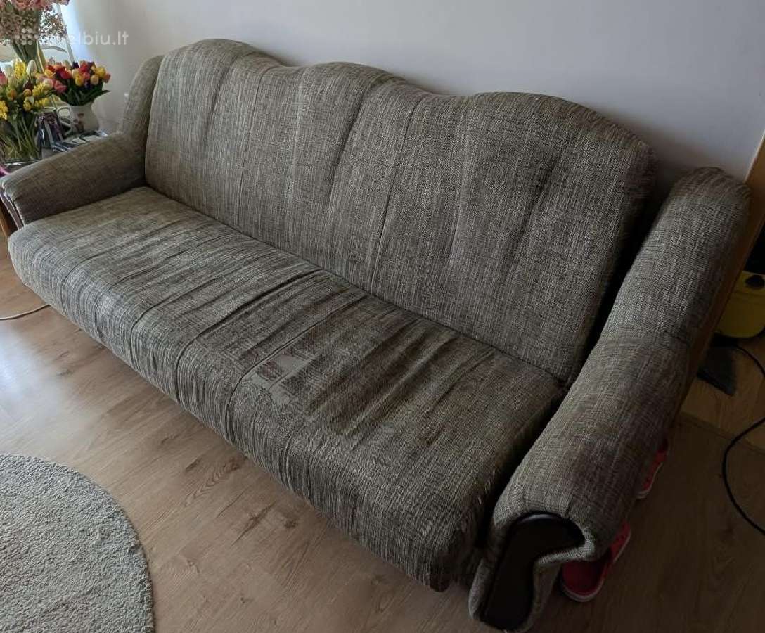 Dovanojama sofa (išsiskleidžia) - nuotraukos Nr. 2